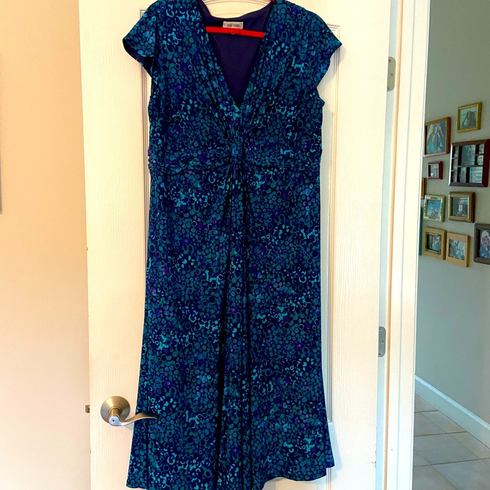 Jones studio dress   Beautiful colors  size 16w
